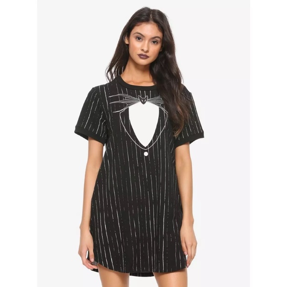 Disney Dresses & Skirts - Disney-The Nightmare Before Christmas Jack Skellington Suit T-Shirt Dress